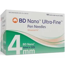 BD Nano Ultra Fine Pen Needles 4mm