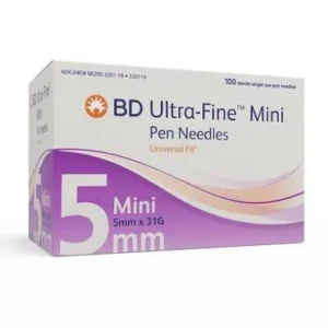 BD Ultra Fine Mini Pen Needles 5mm
